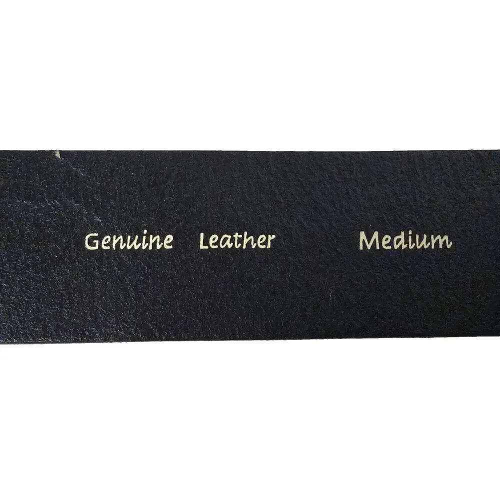 Fossil Black Leather Casual Belt Beveled Buckle Size M New with Tags BT3428001